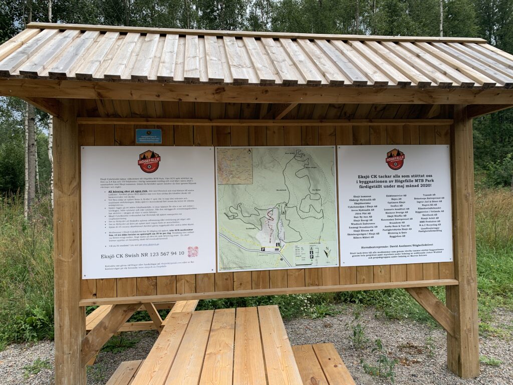 Högefälle Mountainbike Park i Eksjö