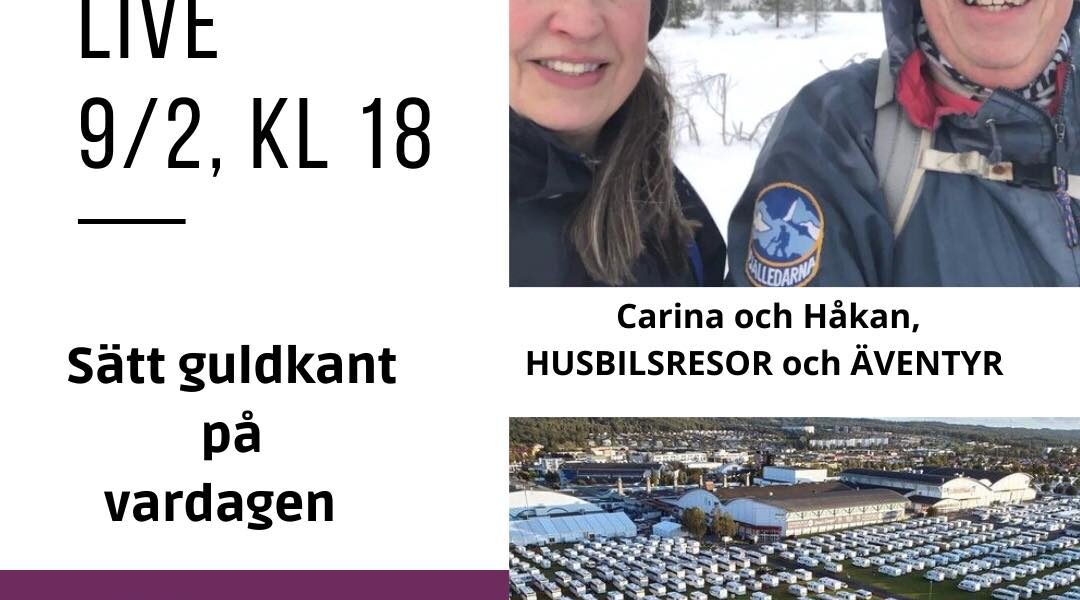 Vi sänder live med Elmia Husvagn Husbil