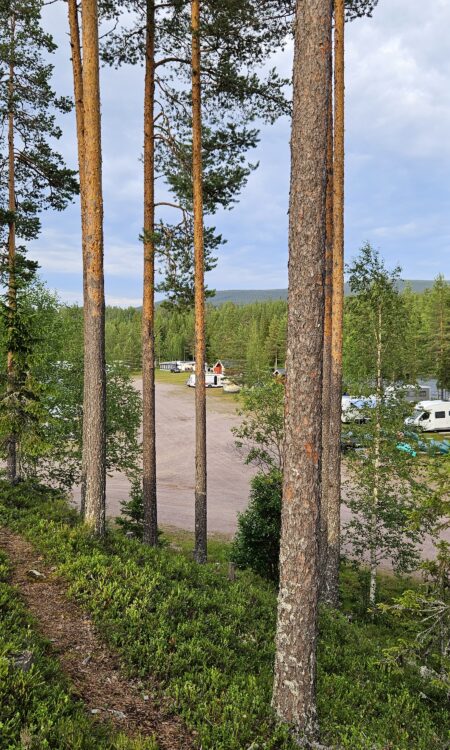 Stöten camping som vi på HUSBILSRESOR & ÄVENTYR besökte med vår Adria Twin och Wera Bohus Air 310. På plats testade vi också att paddla kanot i Görälven.