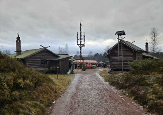 Traditionell Julmarknad på Rots Skans, Rot, Älvdalens kommun, Husbilsresor & Äventyr, Dalarna